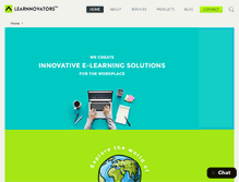 Tablet Screenshot of learnnovators.com